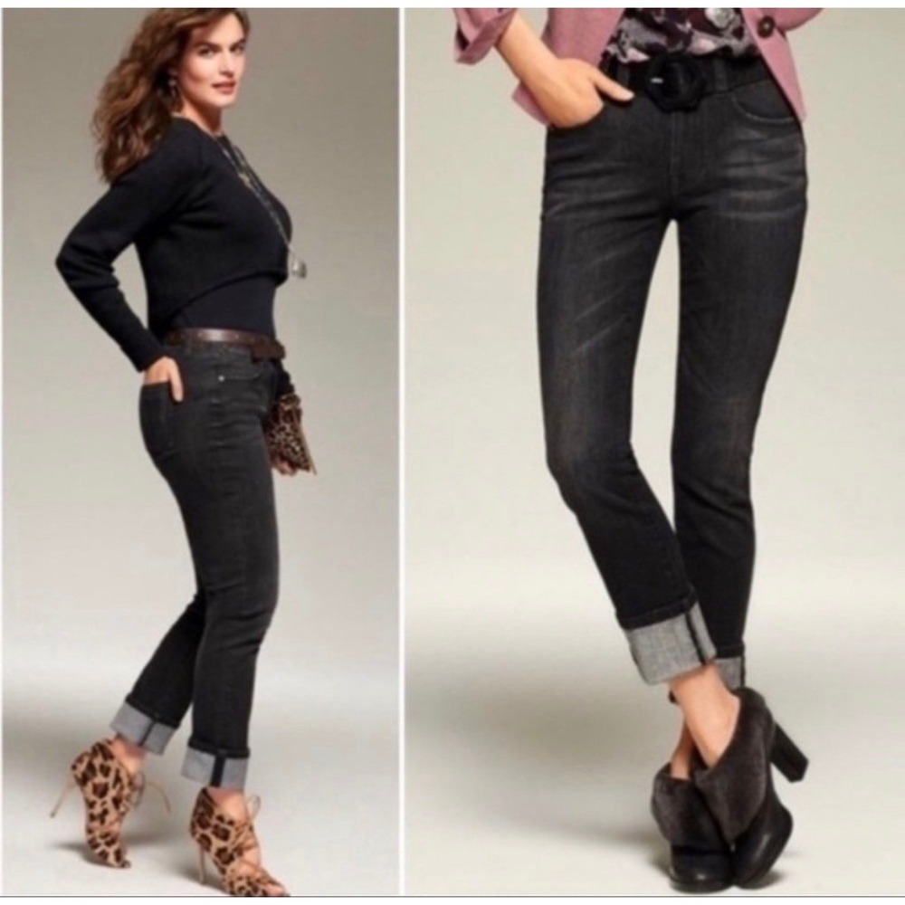 Cabi Women's Smolder High Straight Leg Jeans Sz 10